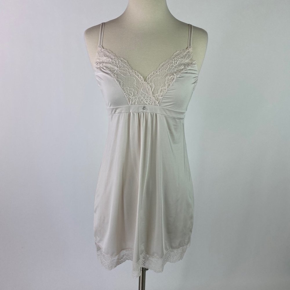 Montelle Intimates Lace Trimmed Lingerie Dress